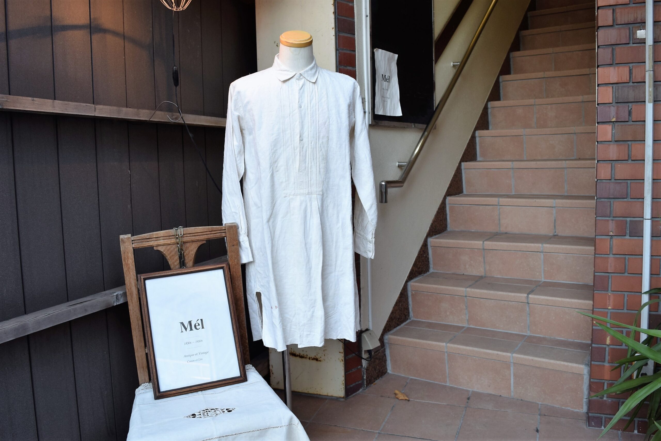 下北沢 mel' フランスアンティーク　スモック 下北沢 mel' フランスアンティーク スモックの通販はau PAY マーケット